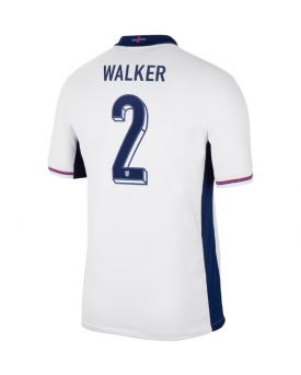 Inghilterra Kyle Walker #2 Maglia Gara Casa Repliche Europei 2024